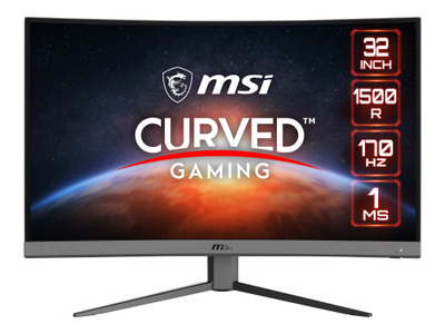 Monitor gaming MSI G32C4 E2, 31.5", Full HD, 170Hz, i zi