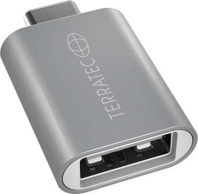 Адаптер TerraTec USB C - USB 251732, сребрен
