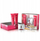 Set parfumi New Brand Extasia për femra, EDP 100ml, me xhel dushi dhe qumësht trupi, rozë