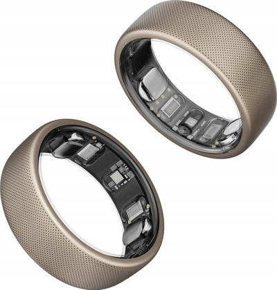 Паметен прстен Amazfit Helio Ring големина 8, монитор за сон и отчукување на срцето, водоотпорност 10 ATM, црн