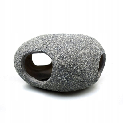 Strehë për terrarium Terra Natura Stone, 20 cm, gur artificial, gri e hapur