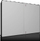 Kabinë elektrike Rittal AX 1130000, çelik, 1000x760x300 mm, gri RAL 7035