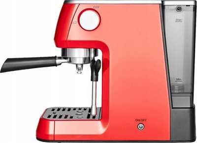 Makinë espresso Solis Barista Perfetta Plus, portafilter, ngrohje e shpejtë, e kuqe
