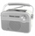 Radio portabel Soundmaster TR480SI, FM, me panel dielli, ngjyrë argjendi
