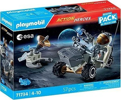 Сет игри Playmobil Space Mission Starter Pack 71734, вселена, за деца