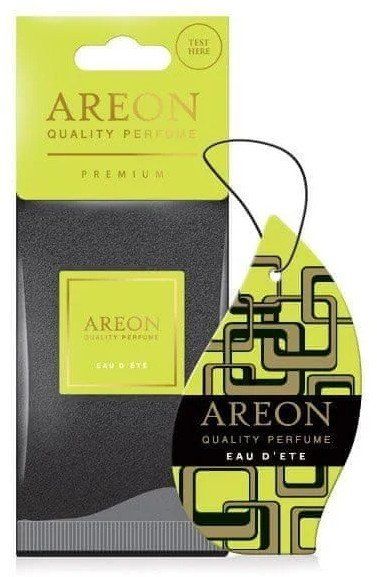 Aromatizues veture Areon Premium Eau Déte, varës, set 12 copë