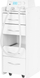 Set pedikyr profesional Promed 969 Cyclon, 100W, 4000-40000 rpm, i bardhë