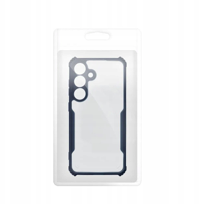 Futera mbrojtëse Anti-Drop për Xiaomi Redmi 14C, me skaje t’u ngritme, blu