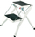 Shkallë palosëse Dedra Stool Artumini, 2 hapa, metal, e bardhë