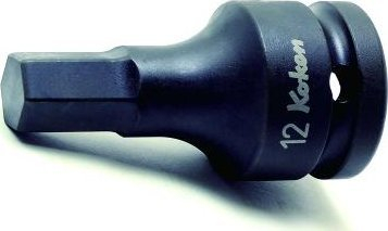 Çelës bit hex KO-KEN 14012M.60-7, 7mm, 1/2", 60mm, i zi