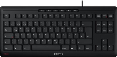 Tastierë Cherry Stream TKL JK-8600DE-2, me kabllo, USB, e zezë