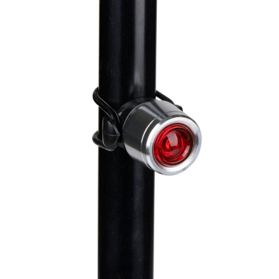 Dritë pasme biçiklete Dunlop Rear Light, LED i kuq, trup alumini, e kuqe