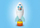 Lodër raketë PLAYMOBIL Disney Mickey Mouse Rocket and Space Adventure, për kalamaj 1+