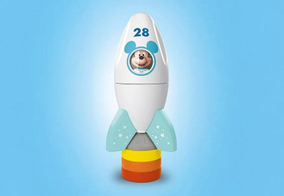 Lodër raketë PLAYMOBIL Disney Mickey Mouse Rocket and Space Adventure, për kalamaj 1+
