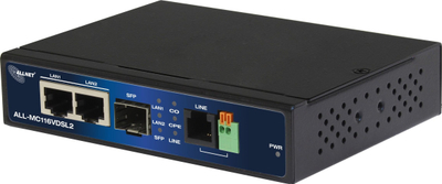 Модем VDSL2 Allnet ALL-MC116VDSL2, 1 приклучок, гигабитен, бел