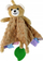Kukull-komblinë Teddy Plush, me dhëmbëzues, me zhurmues, bezhë