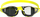 Syze noti Speedo Fastskin Pure Focus Mirror, për të rritur, lente Yellow Smoke