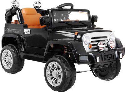 Makina elektrike për kalamaj Ramiz JJ245, off-road, me MP3 dhe drita LED, e zezë