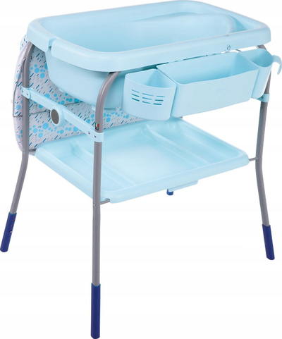 Tavolinë për ndërru bebin Chicco Cuddle &amp; Bubble, me vaskë të ngritur, paloset