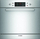 Lavastovilje e integrume Bosch Series 6 SCE52M75EU, 7 sete, inoks