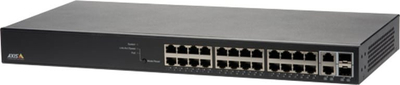 Switch rrjeti Axis 01192-003, 24 porta, PoE+, i zi