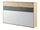 Krevat muri horizontal CONCEPT JUNIOR CJ-03 120x200, kaftë, zezë