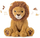 Lodër plushe Cloud b Louis Lion, makinë zhurme të bardhë, tinguj qetësues, e verdhë