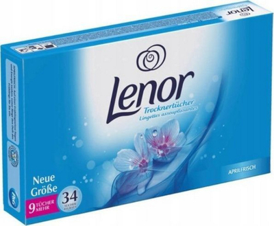 Peceta tharëse Lenor April Fresh, me erë pranvere, 34 copa, blu