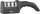 Mprehës thikash üçfazësh Three-Stage Kitchen Knife Sharpener, për thika dhe gërshërë, dorëz ergonomike, i zi