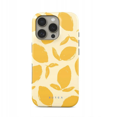 Këllëf telefoni Burga Tough MagSafe Lemon Tart, për iPhone 16 Pro Max, i verdhë