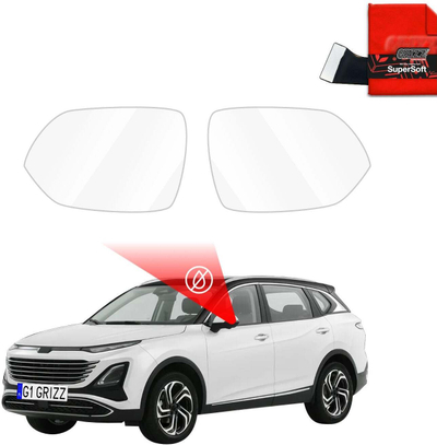 Folie mbrojtëse pasqyre GRIZZ ZeroDrop, Geely Starray EM-i 2025-2026, hidrofobike, transparente