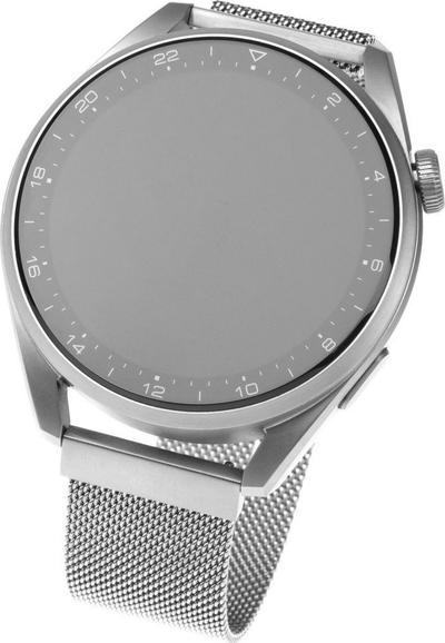 Rrip metalik FIXED Mesh Strap 20mm, ngjyrë argjendi