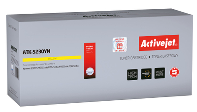 Toner printimi Activejet ATK-5230YN, zëvendësues Kyocera TK-5230Y, 2200 faqe, i verdhë