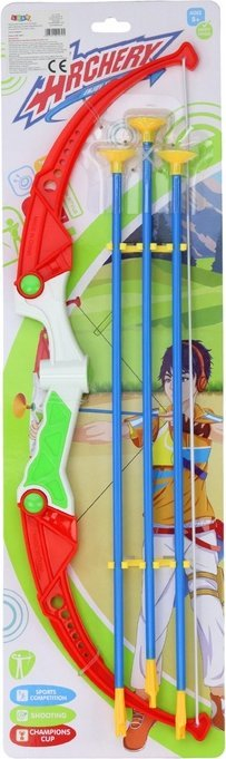 Set harku për fëmijë Archery, 3 pjesë, 53 cm, shumëngjyrësh