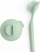 Furçë enësh Brabantia Dish Brush 215780, me kupë thithëse, jade e gjelbër