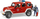 Lodër makinë zjarrfikësash Bruder Professional Series Jeep Wrangler Unlimited Rubicon, e kuqe