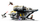 Lodër ndërtoni LEGO Star Wars Razor Crest 75447, set ndërtimi, shumëngjyrëshe