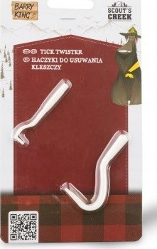 Grep për heq rriqra BarryKing, set 2 copë, plastik, i bardhë