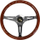Timon portov Steering Wheel 380MM Wood Style, 380mm, stil druri, kafe