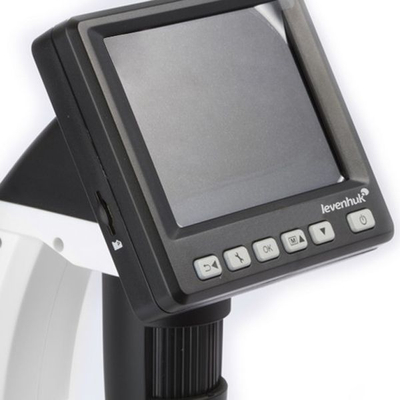 Mikroskop digjital Levenhuk DTX 500 LCD, zmadhim 20x–500x, ekran 3.5\", i zi