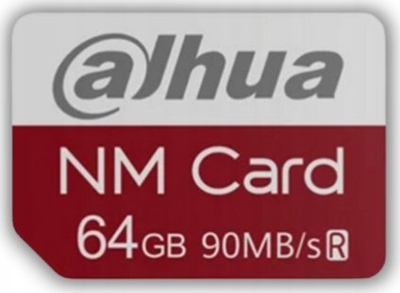 Kartë memorie Dahua NM-N100 NM Card, 64GB, 90MB/s, e kuqe