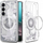 Mbulesë telefoni Spigen Ultra Hybrid Mag Zero One për Samsung Galaxy S26 Plus, MagSafe, transparente e bardhë
