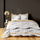 Set shtrati Douceur d'Intérieur Vagueline, 3 pjesë, 240 x 220 cm, natyrale