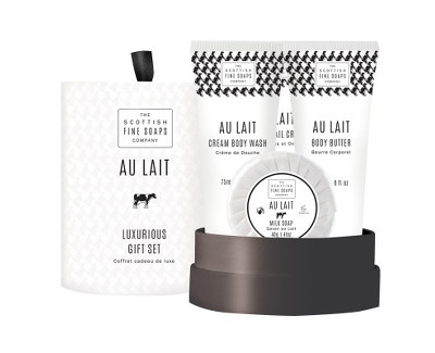 Set Scottish Fine Soaps Gel + krem për trup 75 ml + krem i duarve 75 ml + sapun 50 g