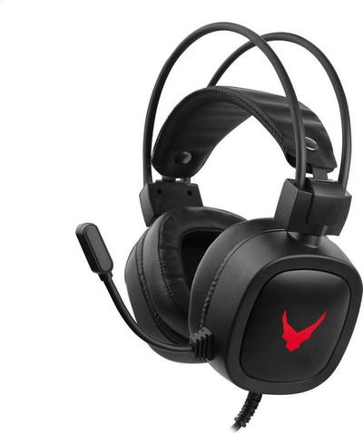 Kufje gaming Varr VH6020B, 40mm, LED, të kuqe
