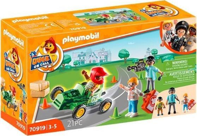 Set lojrash Playmobil DUCK ON CALL Rescue Action Ndihmo Shoferin e Garës 70919