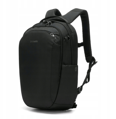 Çantë shpine Pacsafe V Tour, 26L, kundër vjedhjes, e zezë
