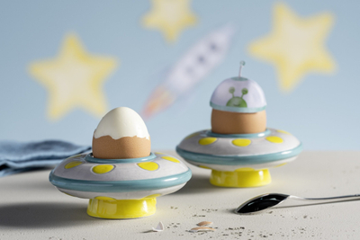 Mbajtëse veze Leonardo UFO Adventure, qeramike, për kalamaj, shumëngjyrëshe