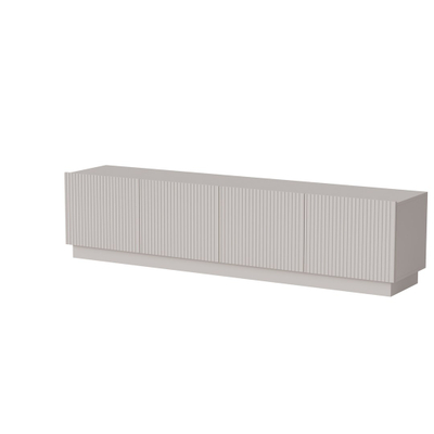 Kabinet TV Cama LIVERTI, 200x42x48 cm, MDF, gri cashmere