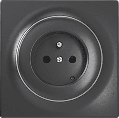 Prizë murale Fibaro Walli N, tip E, 16A, antracit